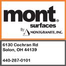 Mont Granite. Address 6130 Cochran Rd Solon OH 44139 phone number 440-287-0101