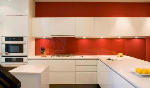 Example of quartz kitchen countertop